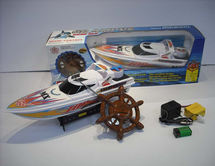 四通遥控赛艇包电 888